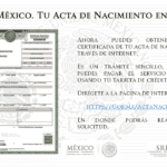 acta nacimiento