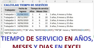 anos servicio