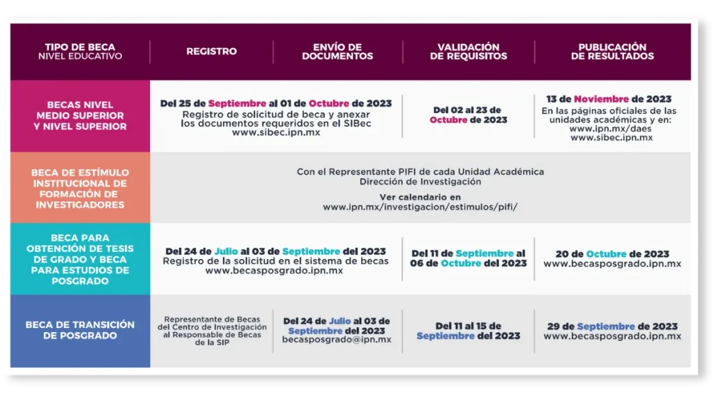 beca institucional