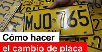 cambio placas