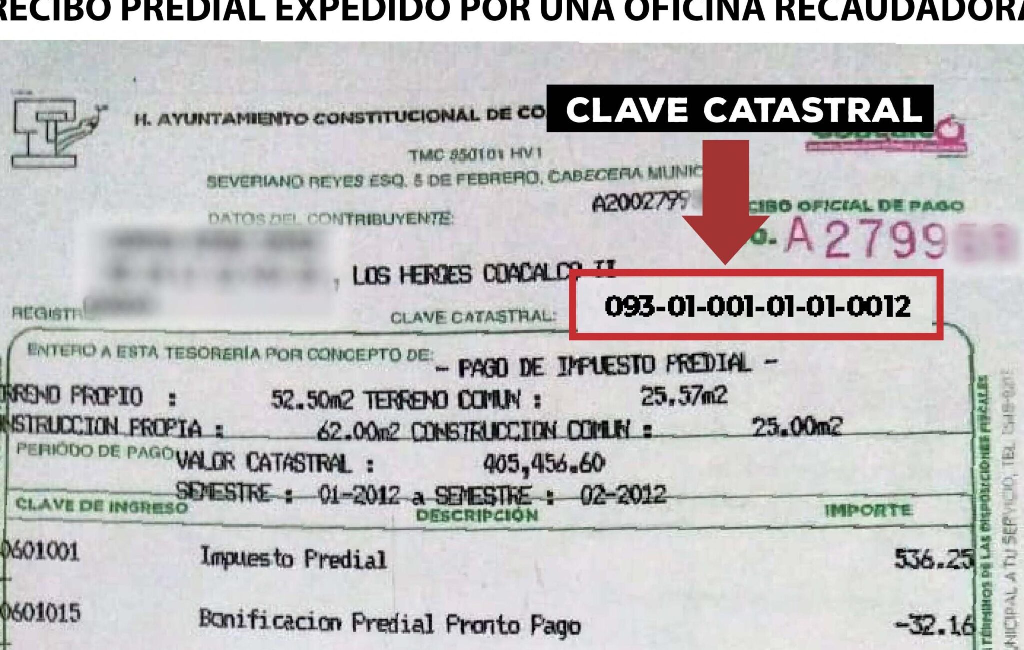 Cómo consultar el predial con la clave catastral