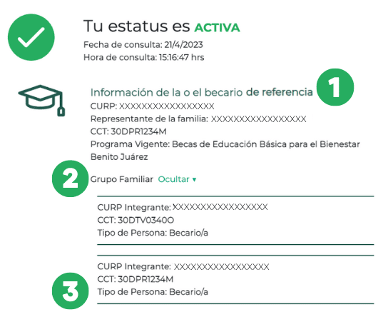 como saber si soy becaria de benito juarez