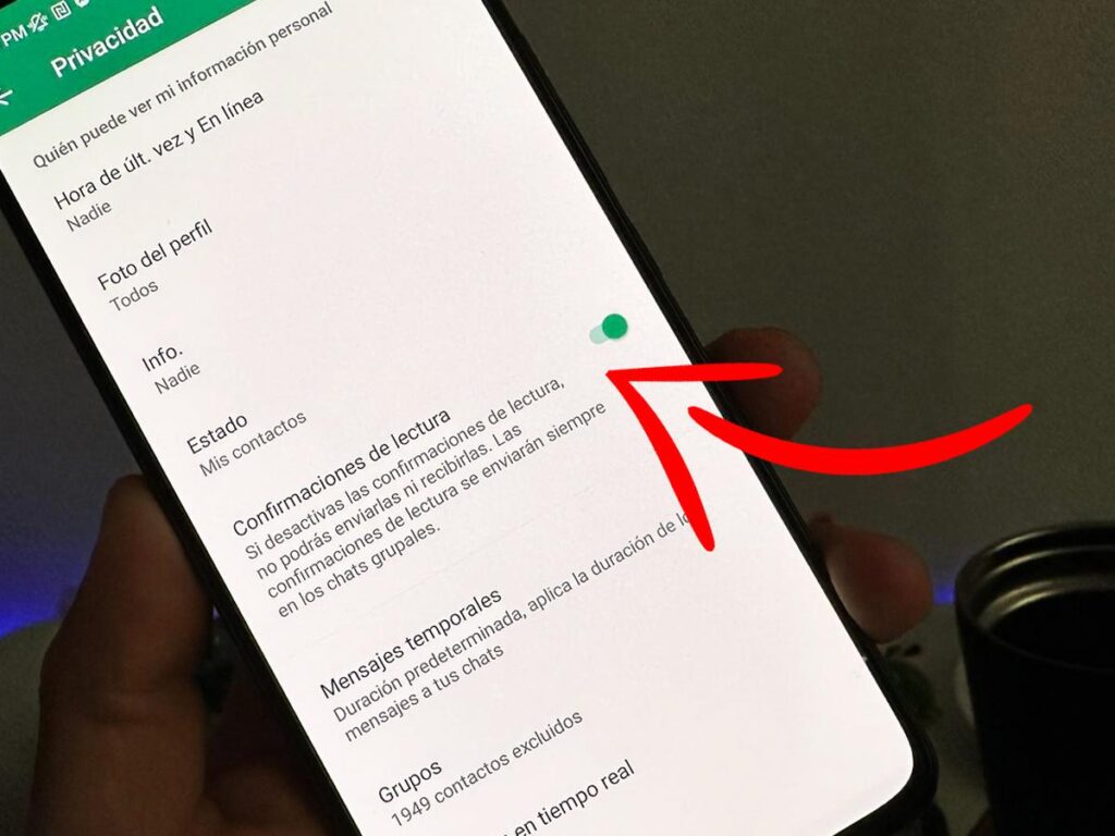 confirmaciones lectura