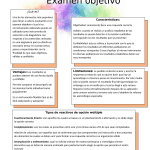 cual es el objetivo de los examenes
