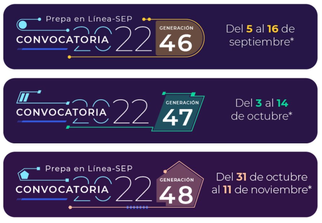 cuando se abre la plataforma de prepa en linea sep