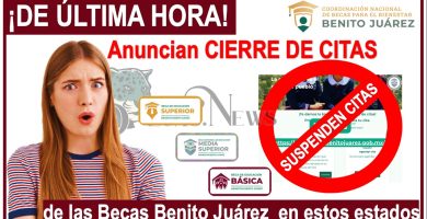 cuando se cierra el programa de becas benito juarez