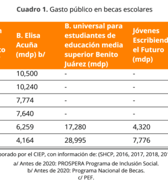cuantas becas existen en mexico