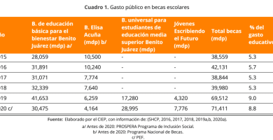 cuantas becas existen en mexico