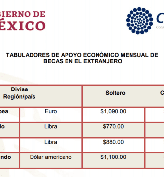 cuanto dinero te dan por una beca conacyt