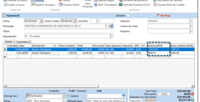 factura mxn