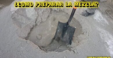preparar mezcla