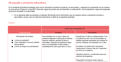 que actividades se realizan para estudiar en prepa en linea sep