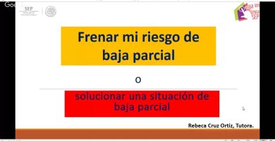 que es baja parcial en prepa en linea sep