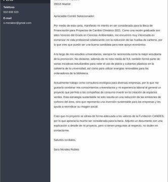 que es una carta de motivacion para solicitar una beca de educacion superior