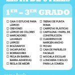 que utiles usan en tercer grado